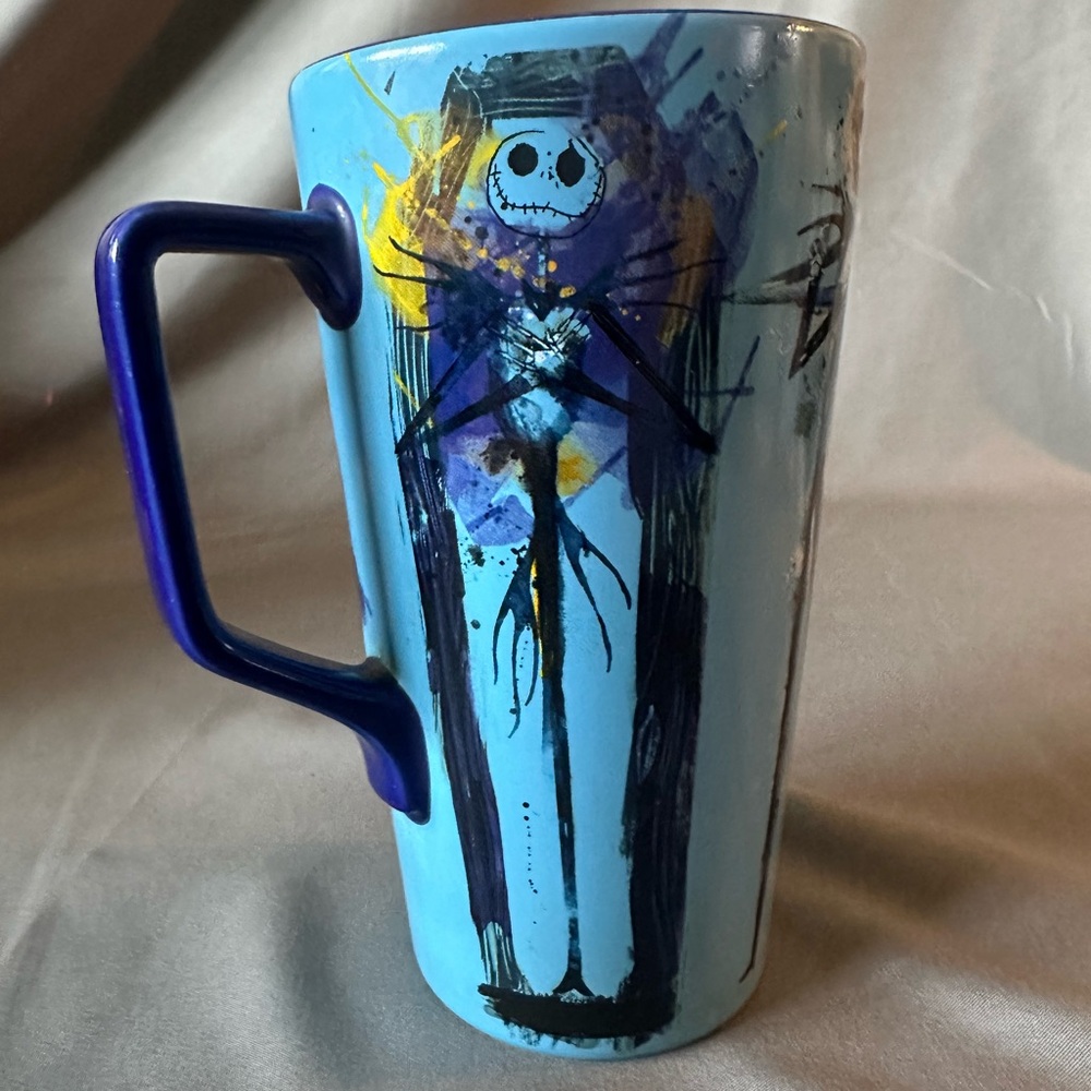 Tall Disney Nightmare Before Christmas Jack Skellington Blue 20oz Latte Mug Cup